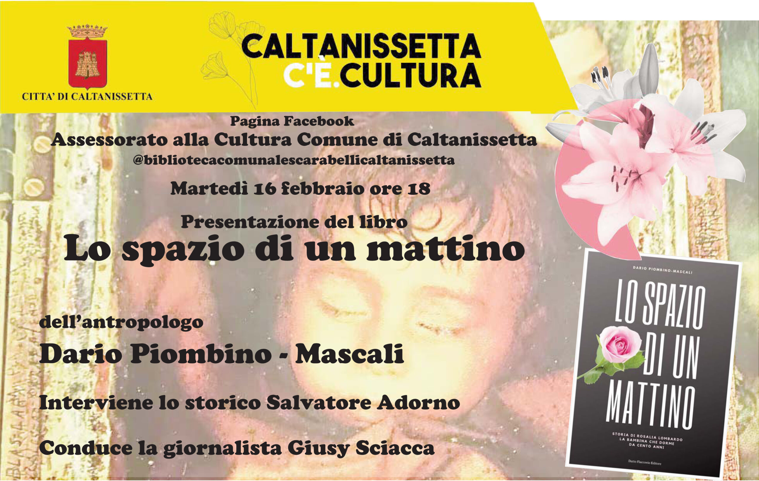 Presentazione del libro “Lo spazio di un mattino”