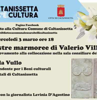 Le lastre marmoree di Valerio villareale, dal ritrovamento alla collocazione nella sala consiliare del Comune
