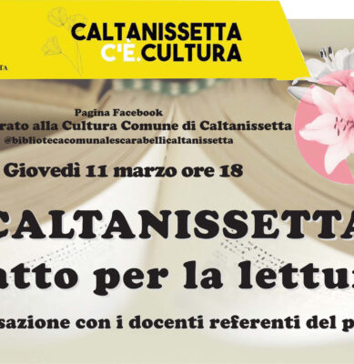 Caltanissetta patto per la lettura