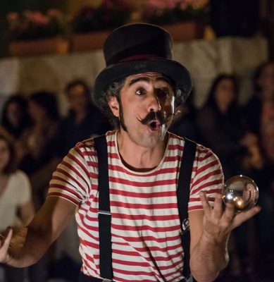 Per “Cirque” da Zō la clownerie di Monsieur Barnaba