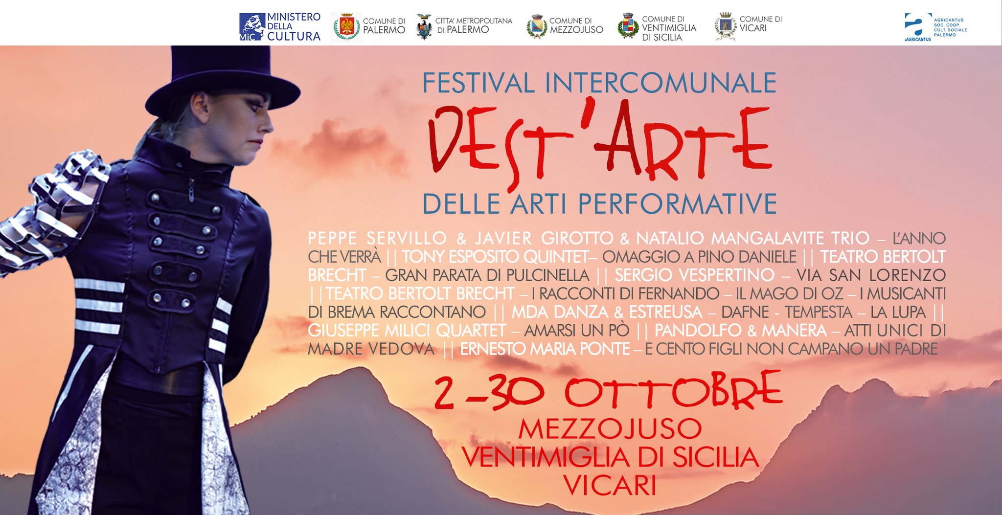 Con “Dest’Arte” i comuni di Ventimiglia di Sicilia, Vicari e Mezzojuso diventano palcoscenico unico tra danza, musica e teatro